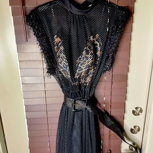 2 Piece Leopard Print Strapless Romper